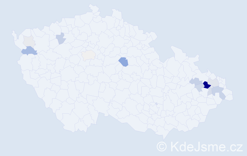 Příjmení: 'Ertel', počet výskytů 48 v celé ČR