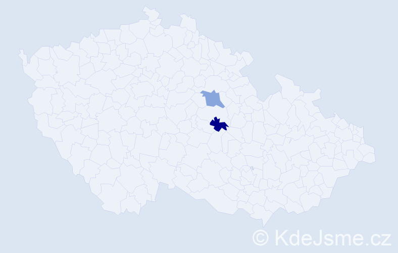 Příjmení: 'Barrijová', počet výskytů 4 v celé ČR