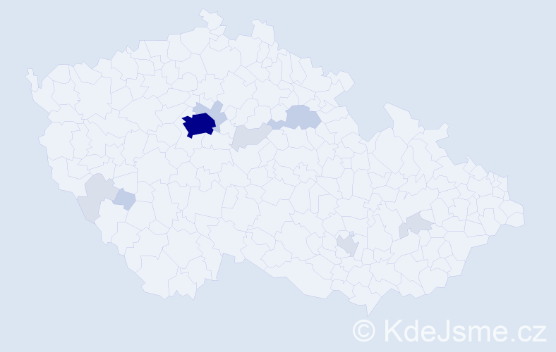 Příjmení: 'Panchenko', počet výskytů 32 v celé ČR