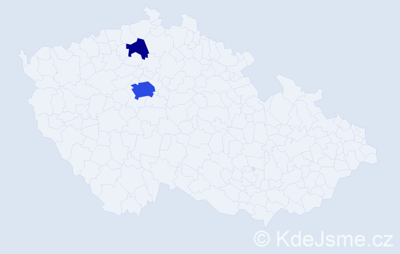 Příjmení: 'Karkovský', počet výskytů 8 v celé ČR