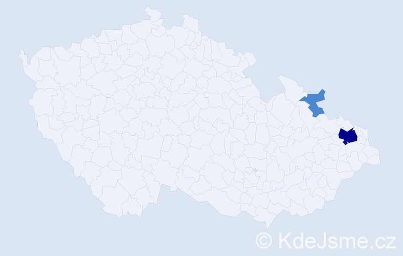 Příjmení: 'Leontidis', počet výskytů 4 v celé ČR