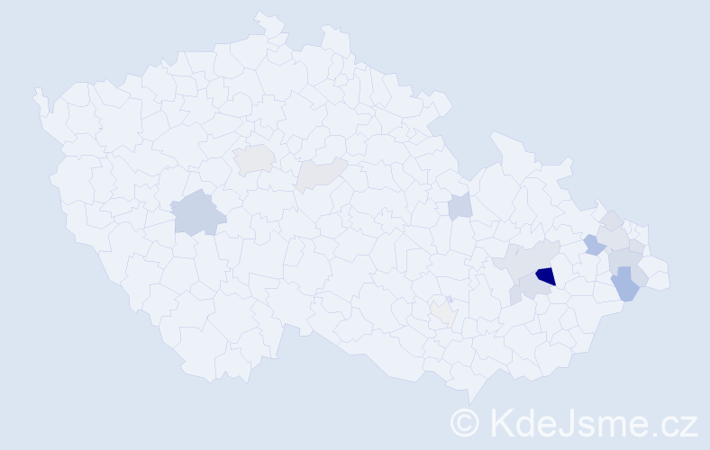 Příjmení: 'Halusková', počet výskytů 40 v celé ČR