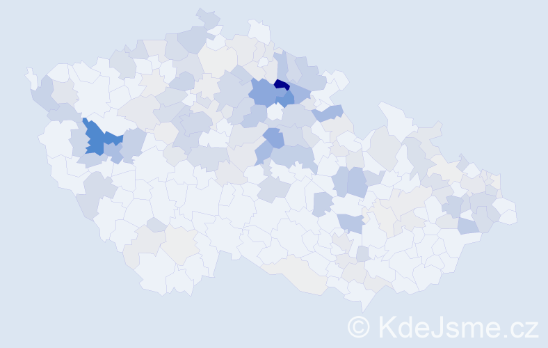 Příjmení: 'Rumlová', počet výskytů 530 v celé ČR
