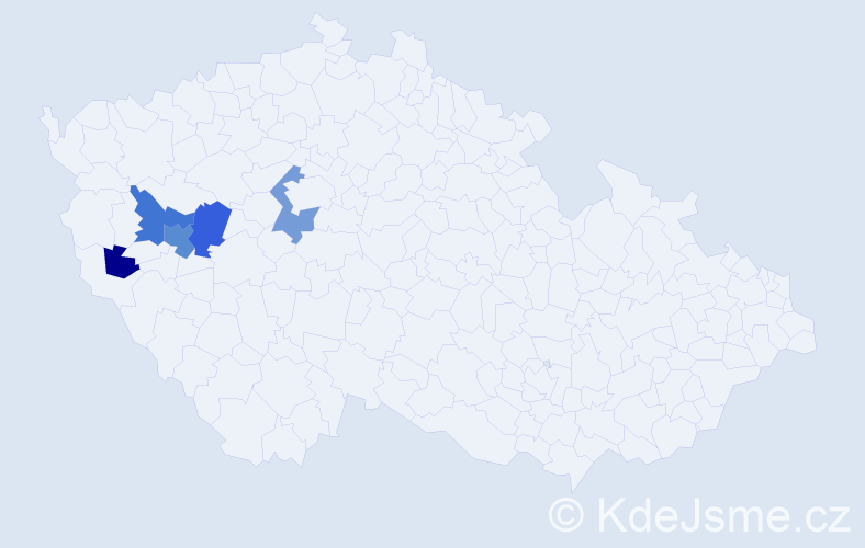 Příjmení: 'Vorschneider', počet výskytů 11 v celé ČR