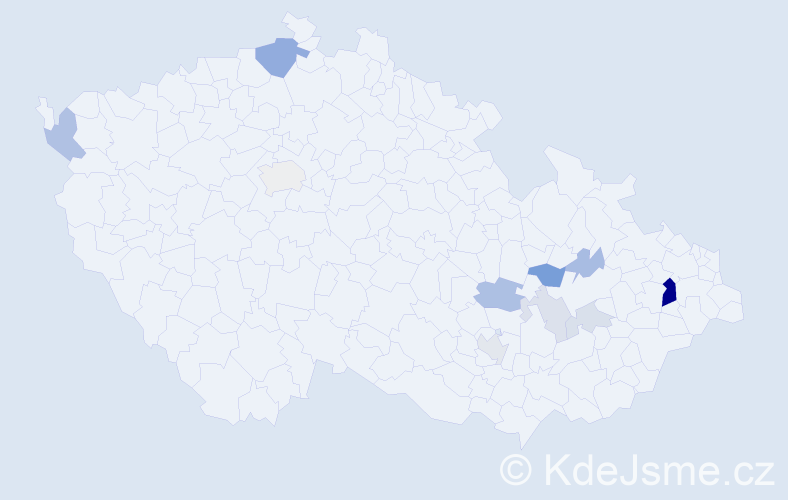 Příjmení: 'Leiter', počet výskytů 28 v celé ČR