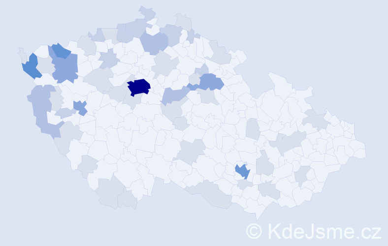 Příjmení: 'Nguyen Viet', počet výskytů 121 v celé ČR