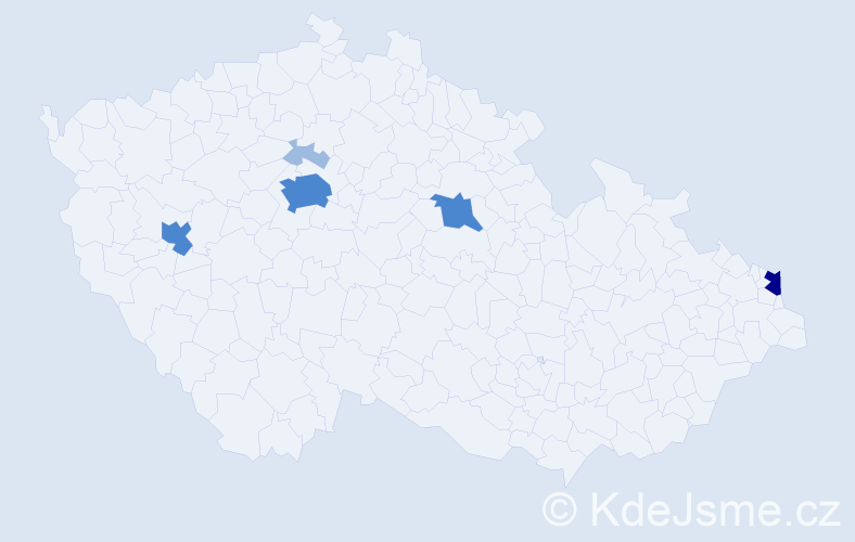 Příjmení: 'Kuriško', počet výskytů 12 v celé ČR