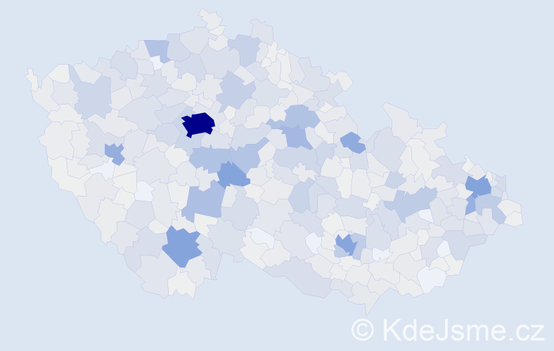 Příjmení: 'Filip', počet výskytů 3663 v celé ČR