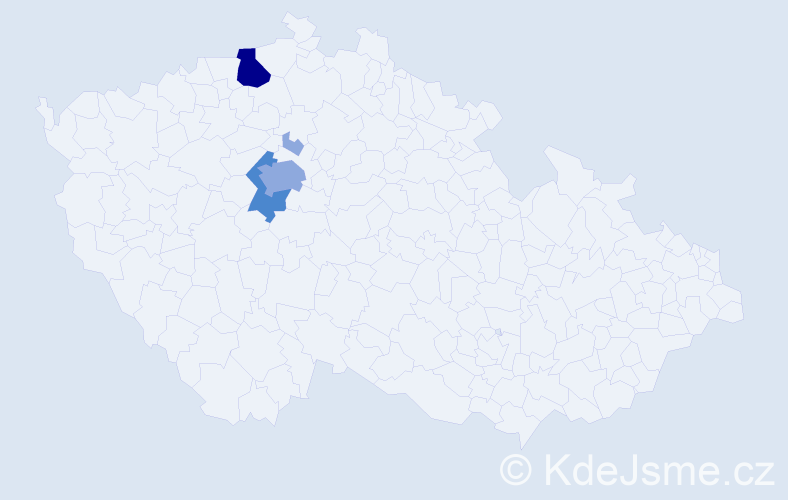Příjmení: 'Stukheil', počet výskytů 9 v celé ČR