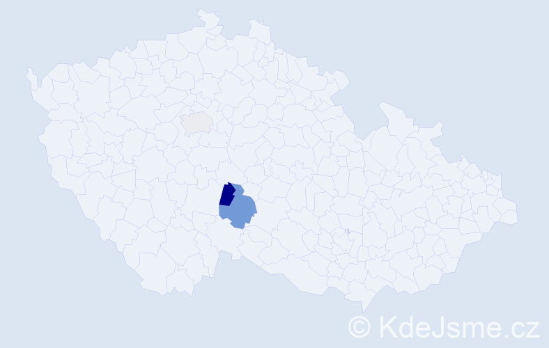 Příjmení: 'Lehovská', počet výskytů 7 v celé ČR