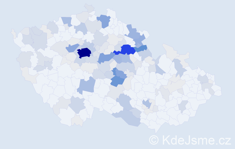 Příjmení: 'Kárníková', počet výskytů 533 v celé ČR