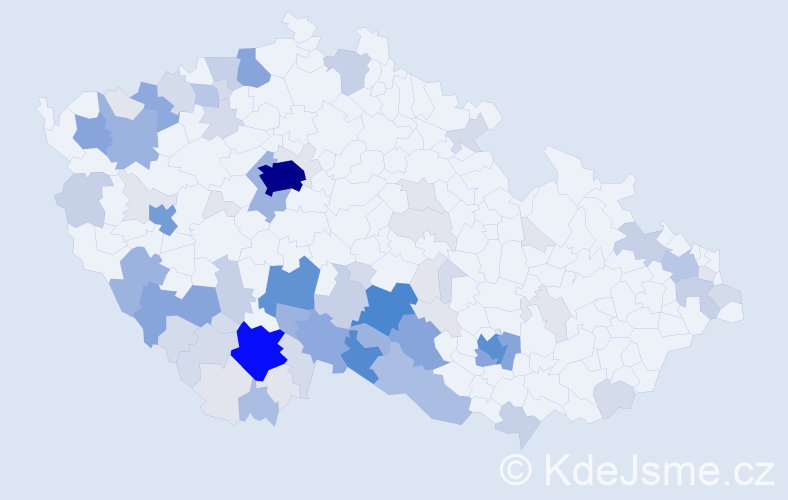 Příjmení: 'Chalupská', počet výskytů 311 v celé ČR