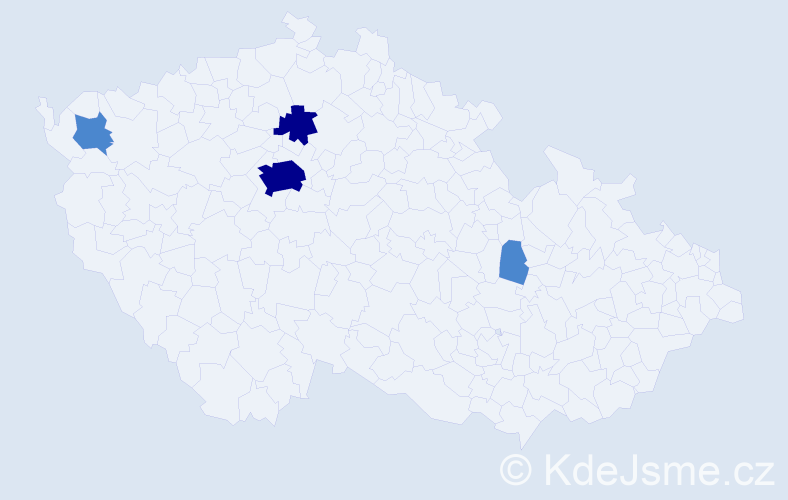 Příjmení: 'Peltram', počet výskytů 8 v celé ČR