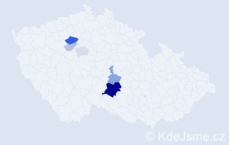 Příjmení: 'Műhlfeit', počet výskytů 14 v celé ČR