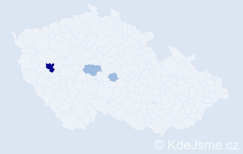 Příjmení: 'Adriánová', počet výskytů 6 v celé ČR