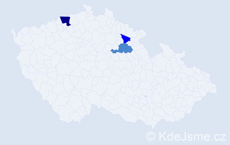 Příjmení: 'Matašová', počet výskytů 6 v celé ČR