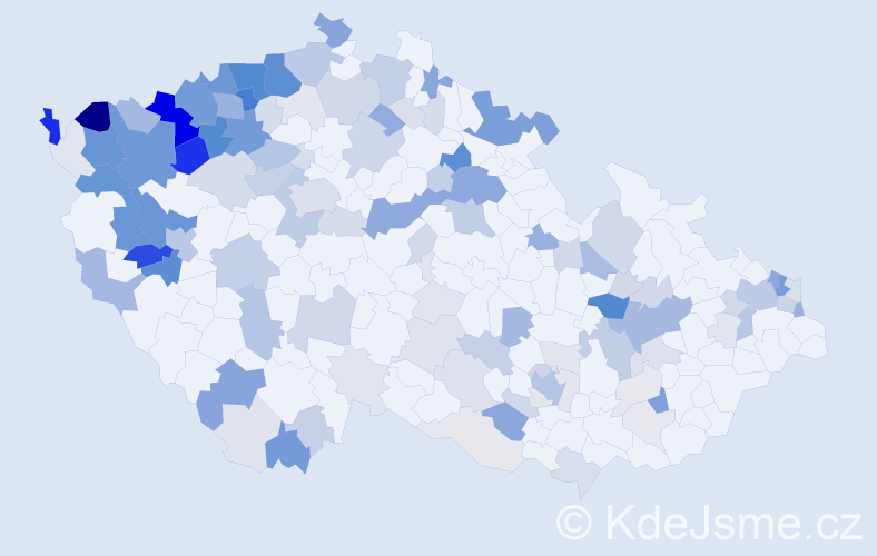 Příjmení: 'Olah', počet výskytů 512 v celé ČR