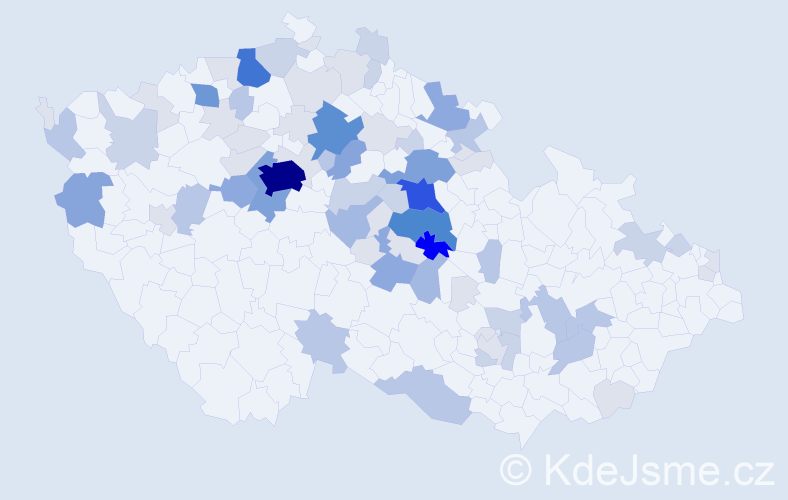 Příjmení: 'Mudrochová', počet výskytů 238 v celé ČR
