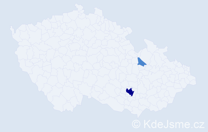 Příjmení: 'Ferulíková', počet výskytů 7 v celé ČR