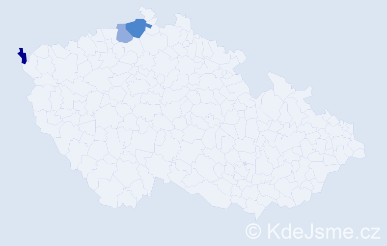 Příjmení: 'Schellenberger', počet výskytů 4 v celé ČR