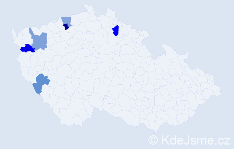 Příjmení: 'Marimonová', počet výskytů 6 v celé ČR