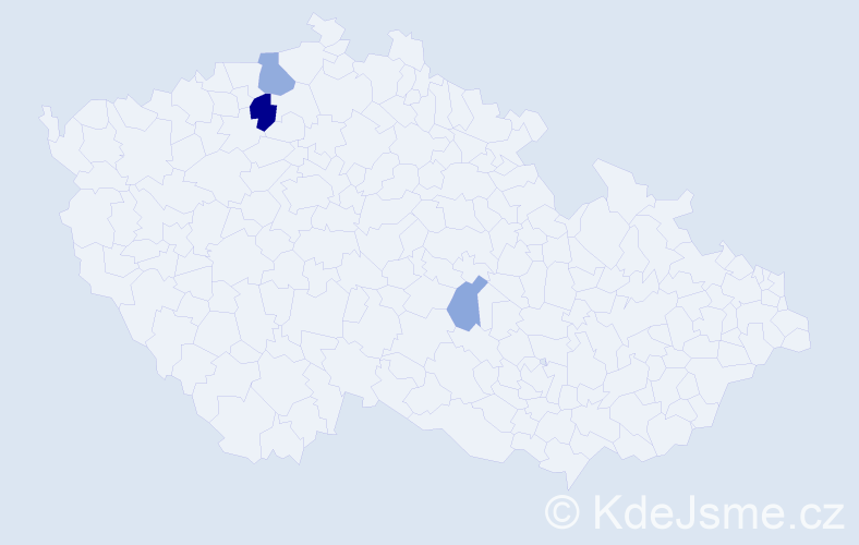 Příjmení: 'Piegelbauerová', počet výskytů 6 v celé ČR