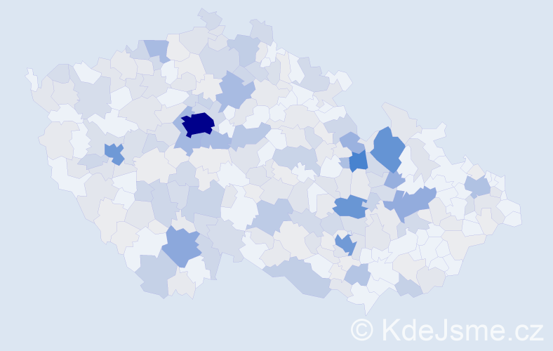 Příjmení: 'Hejl', počet výskytů 1054 v celé ČR