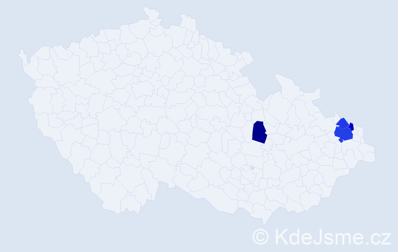Příjmení: 'Bukowská', počet výskytů 8 v celé ČR