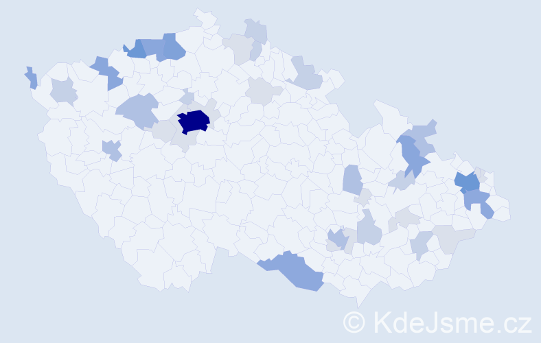 Příjmení: 'Brettschneider', počet výskytů 115 v celé ČR