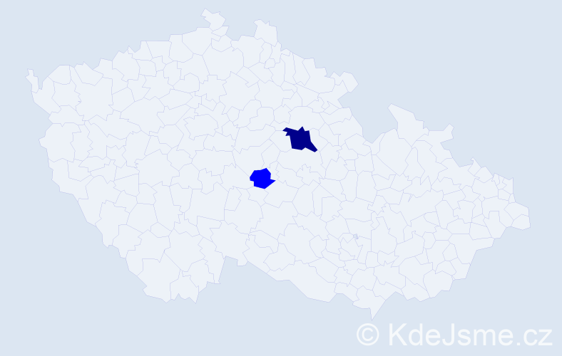 Příjmení: 'Bartanusz', počet výskytů 3 v celé ČR