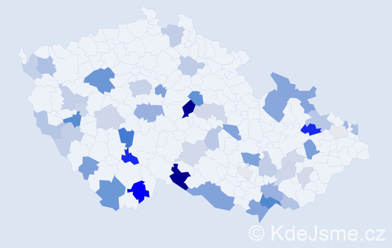 Příjmení: 'Hatalová', počet výskytů 99 v celé ČR