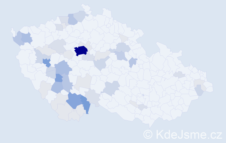 Příjmení: 'Drnek', počet výskytů 183 v celé ČR