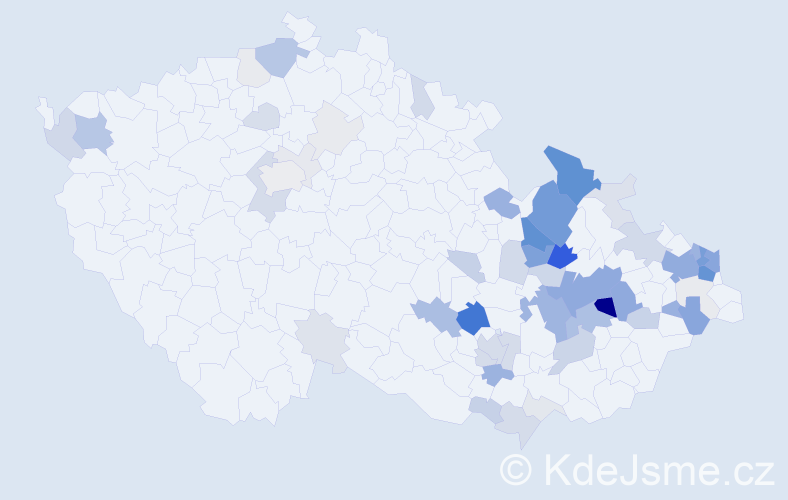 Příjmení: 'Domes', počet výskytů 219 v celé ČR