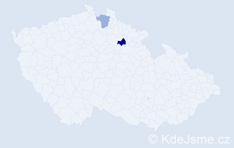 Příjmení: 'Wágenknechtová', počet výskytů 2 v celé ČR