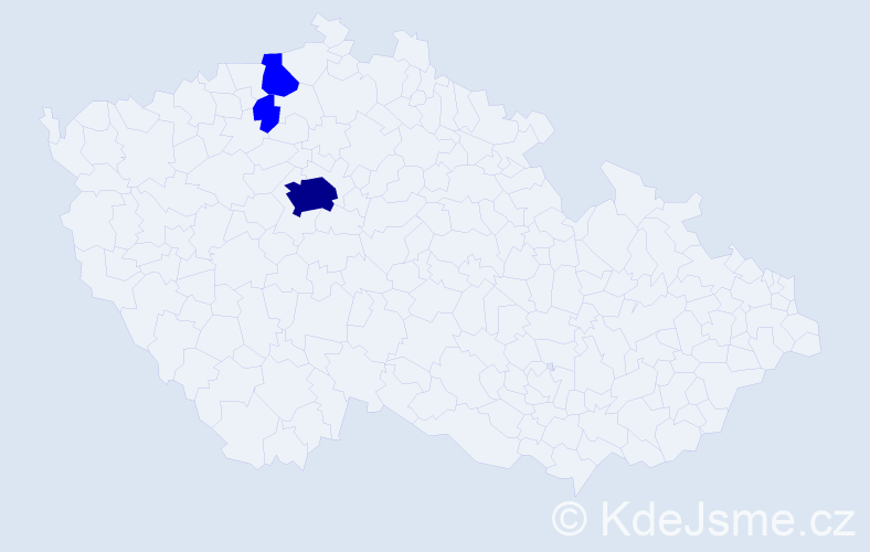 Příjmení: 'Reizenthalerová', počet výskytů 4 v celé ČR