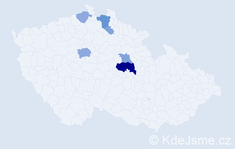 Příjmení: 'Raimundová', počet výskytů 17 v celé ČR