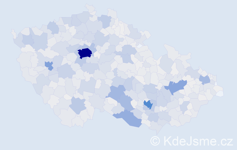 Příjmení: 'Fiala', počet výskytů 9258 v celé ČR