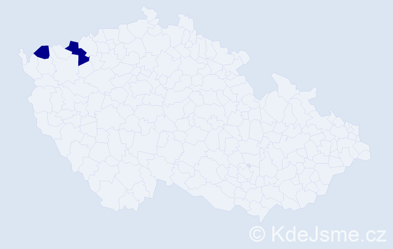 Příjmení: 'Ábelovský', počet výskytů 4 v celé ČR