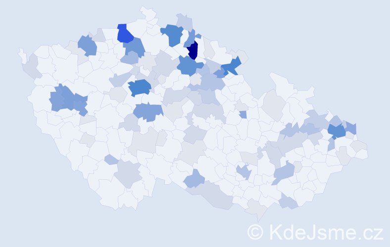 Příjmení: 'Samko', počet výskytů 345 v celé ČR