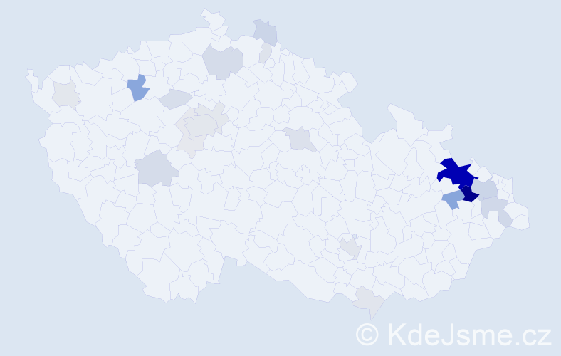 Příjmení: 'Solnická', počet výskytů 94 v celé ČR