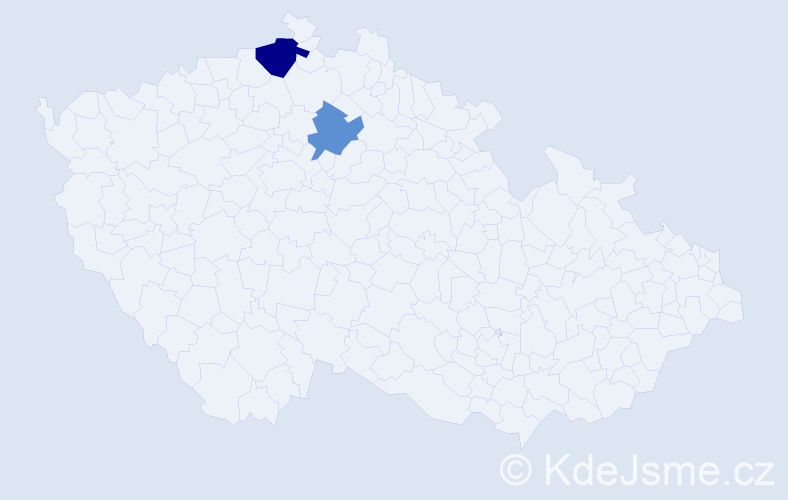 Příjmení: 'Kelešiová', počet výskytů 3 v celé ČR