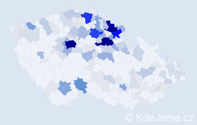 Příjmení: 'Vik', počet výskytů 473 v celé ČR