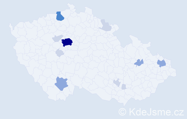 Příjmení: 'Kalač', počet výskytů 32 v celé ČR