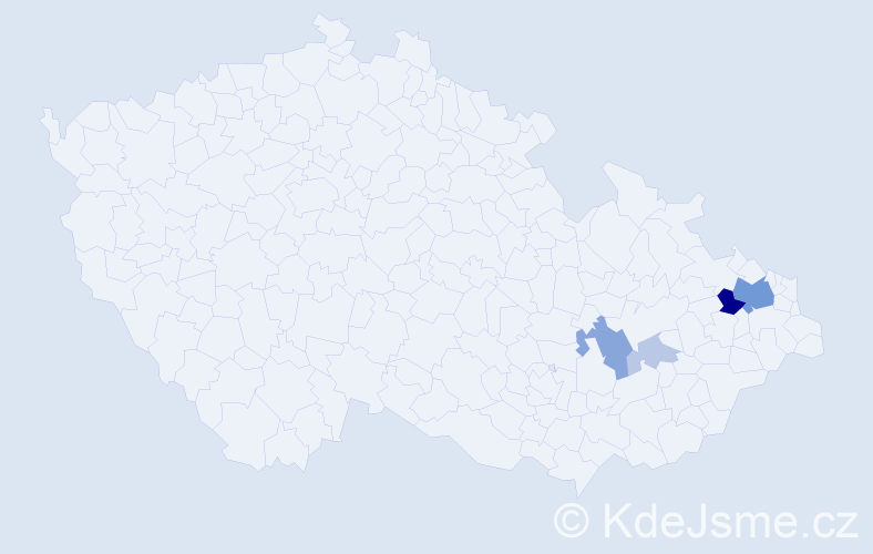 Příjmení: 'Kremzer', počet výskytů 30 v celé ČR