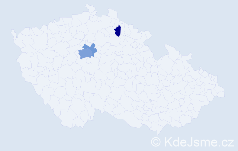 Příjmení: 'Maizner', počet výskytů 9 v celé ČR
