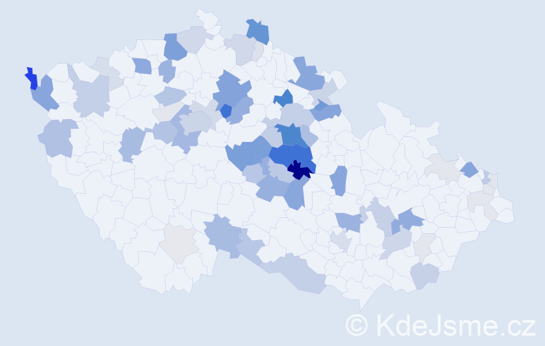 Příjmení: 'Mudroch', počet výskytů 232 v celé ČR