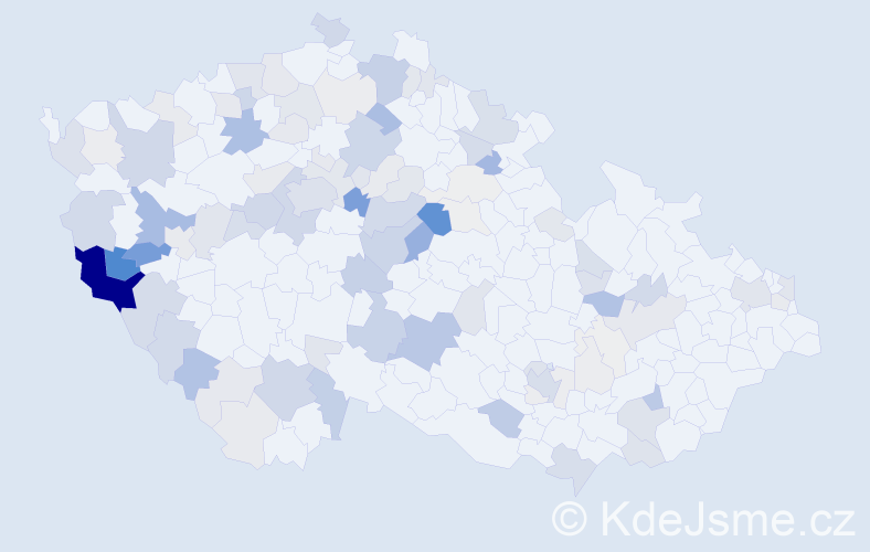 Příjmení: 'Forst', počet výskytů 376 v celé ČR