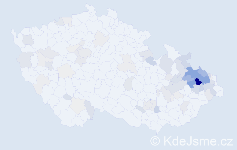 Příjmení: 'Seidler', počet výskytů 332 v celé ČR