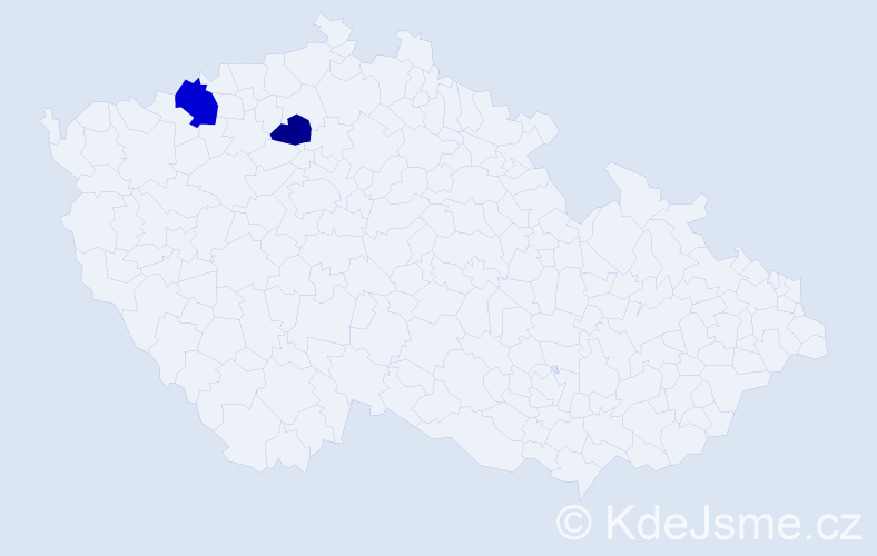 Příjmení: 'Gehlertová', počet výskytů 6 v celé ČR