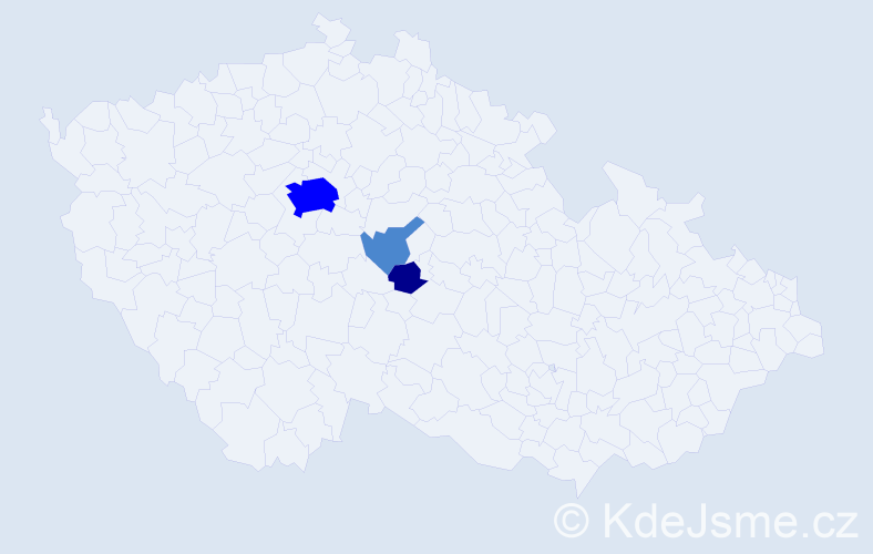 Příjmení: 'Storožová', počet výskytů 6 v celé ČR